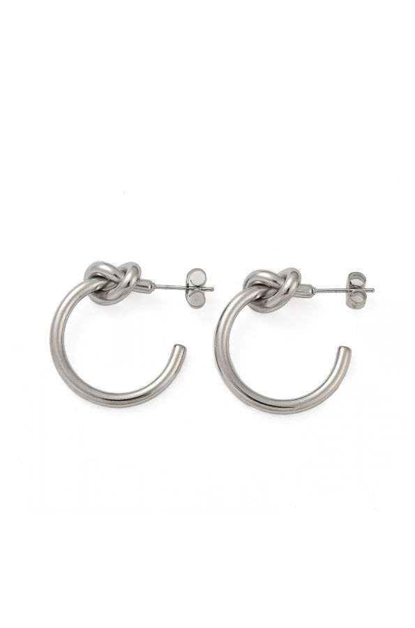 Κομψά Σκουλαρίκια Καρφωτά Κόμπος